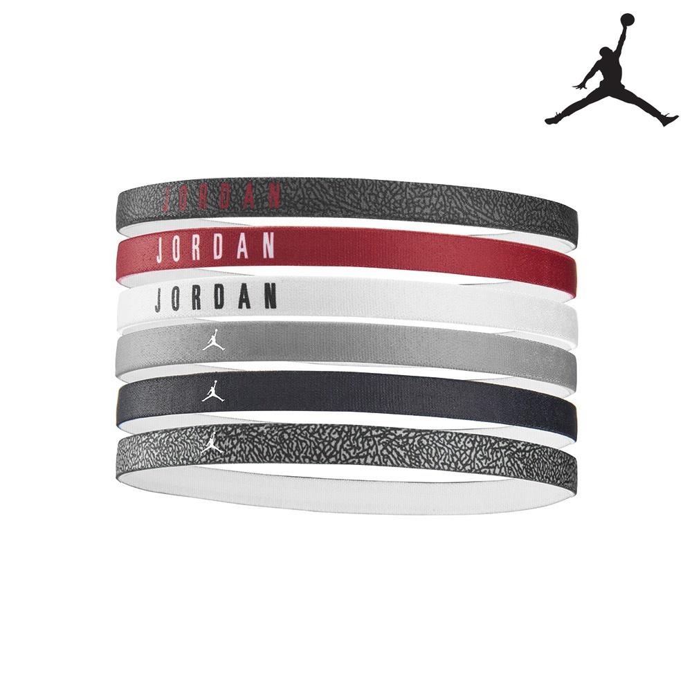 NIKE JORDAN ELASTIC 髮帶 運動 慢跑 瑜珈 籃球 髮帶 6入 J1007584 【樂買網】-細節圖5
