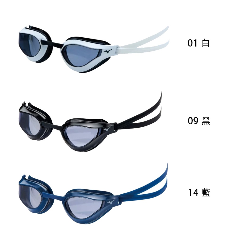 MIZUNO SWIM 成人泳鏡 防霧 抗UV 可調式鏡帶 N3TEB95100 25SS 【樂買網】-細節圖2