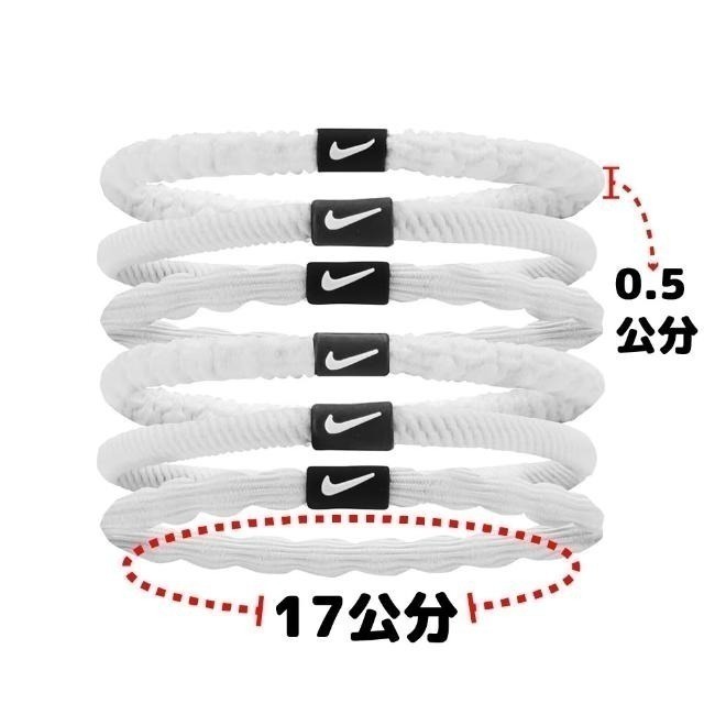 NIKE FLEX 髮圈 6PK 綁頭髮 運動髮圈 髮飾 彈力髮圈 N1009194 25SS 【樂買網】-細節圖3