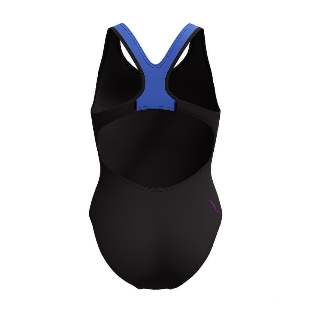 SPEEDO 女 運動連身泳裝Placement 黑/粉紫/天空藍 SD800440410209 25SS 【樂買網】-細節圖5
