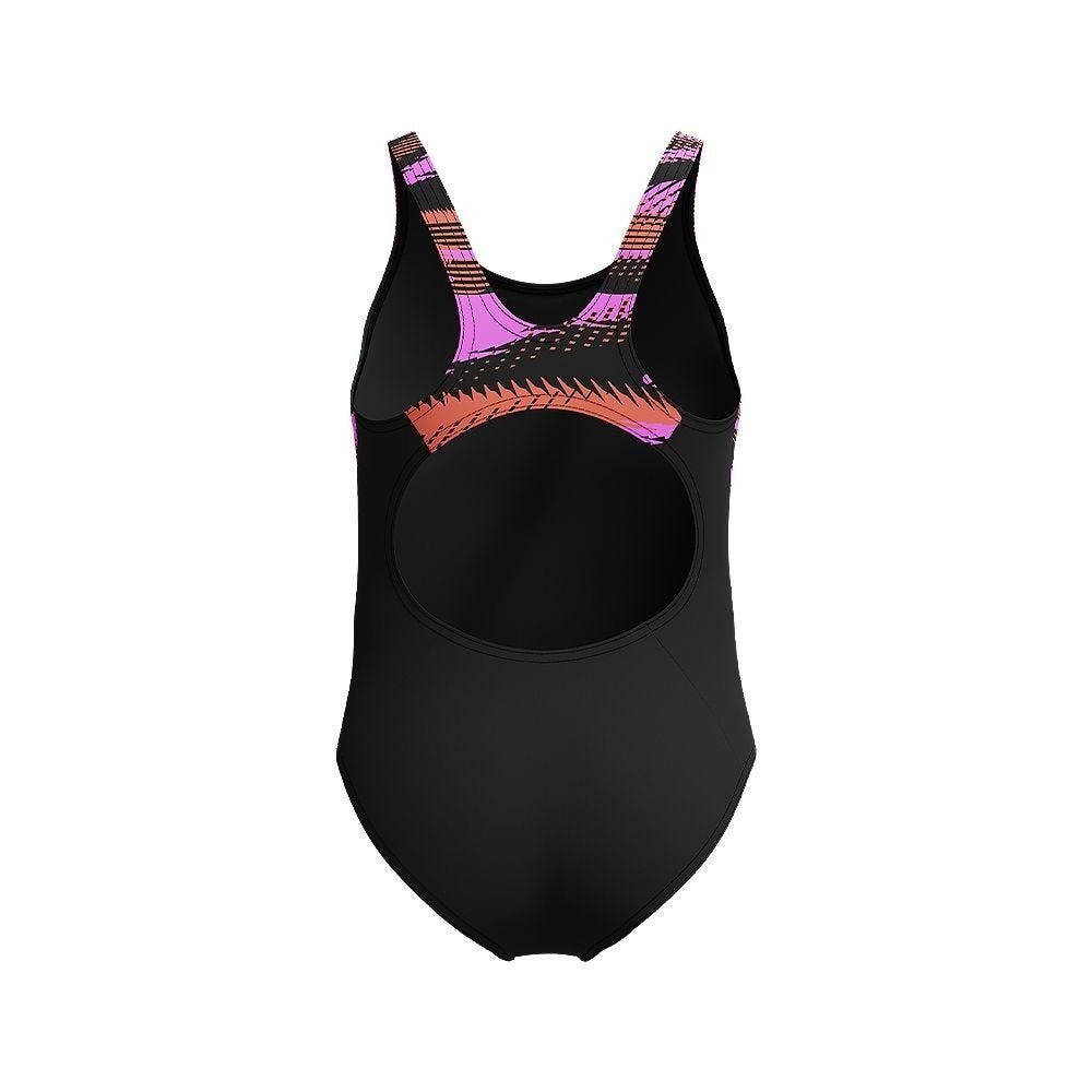 SPEEDO 女孩 運動連身泳裝HyperBoom Splice 黑/紫/橘 SD800372918290 【樂買網】-細節圖2