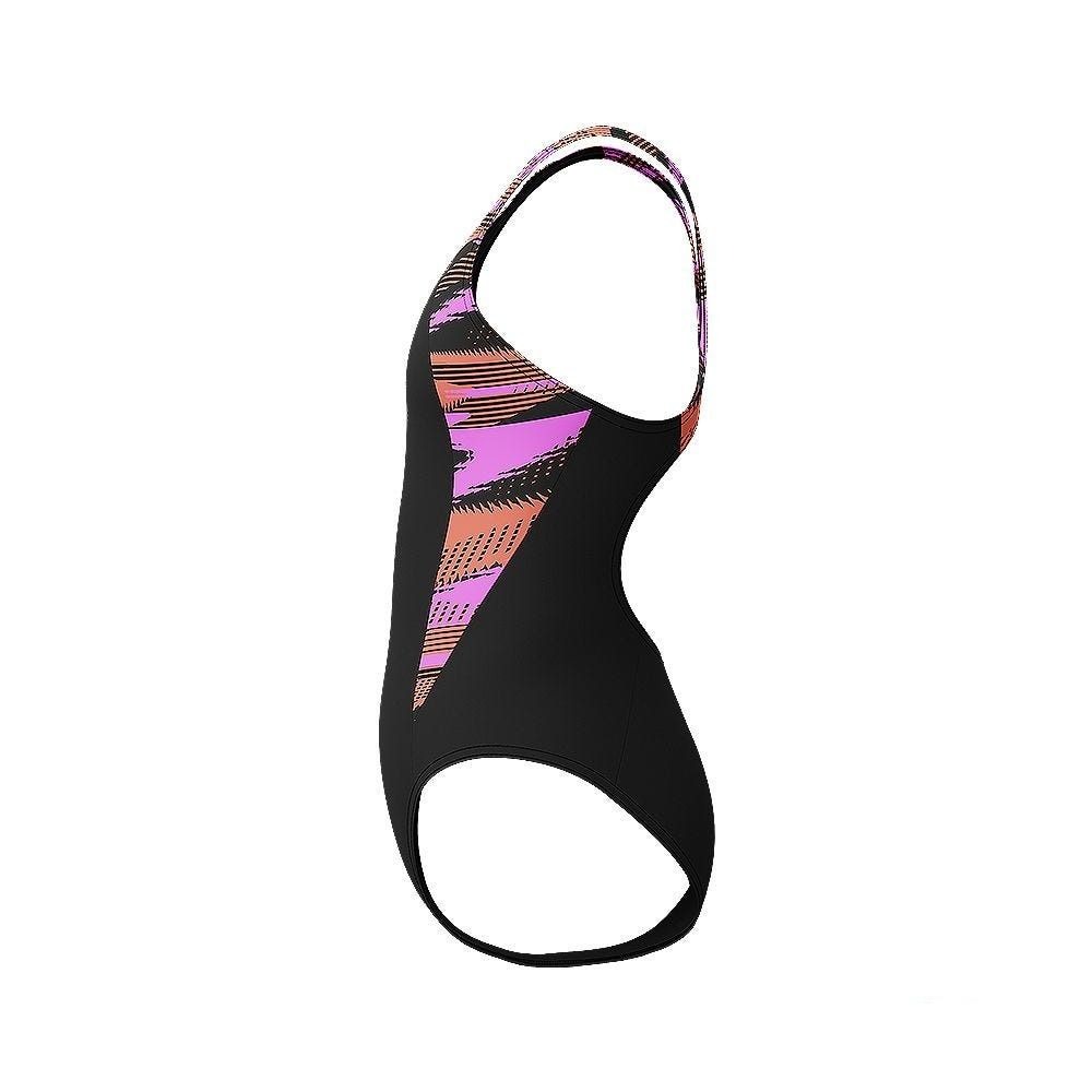 SPEEDO 女孩 運動連身泳裝HyperBoom Splice 黑/紫/橘 SD800372918290 【樂買網】-細節圖6