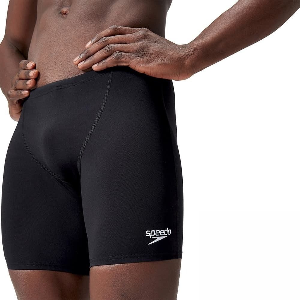 SPEEDO V Cut 男運動四角泳褲 黑 耐穿 游泳 SD8135420001 25SS 【樂買網】-規格圖7