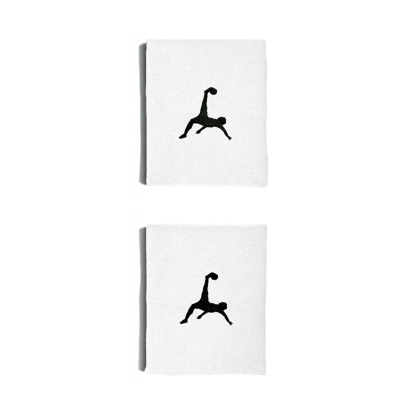 LOOPAL 白色專業運動(頭帶/護腕)組合包 吸汗 柔軟 LAAB20 【樂買網】-細節圖2