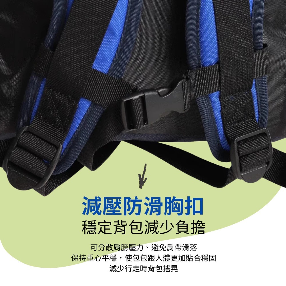 LOOPAL 三代後背包 多夾層 反光條設計 球類收納網袋 LAAB2303 【樂買網】-細節圖8