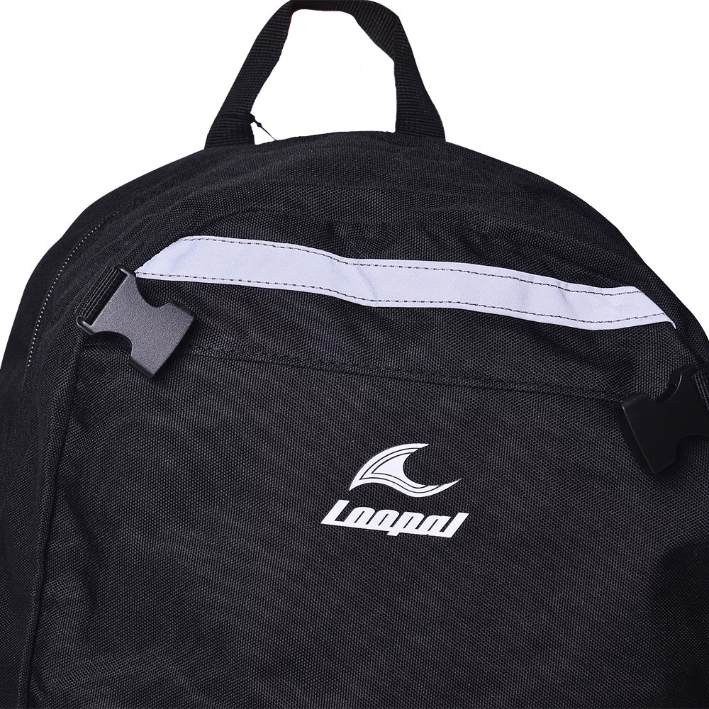 LOOPAL 三代後背包-NG版 多夾層 反光條設計 球類收納網袋 LAAB2303BK-NG 【樂買網】-細節圖4