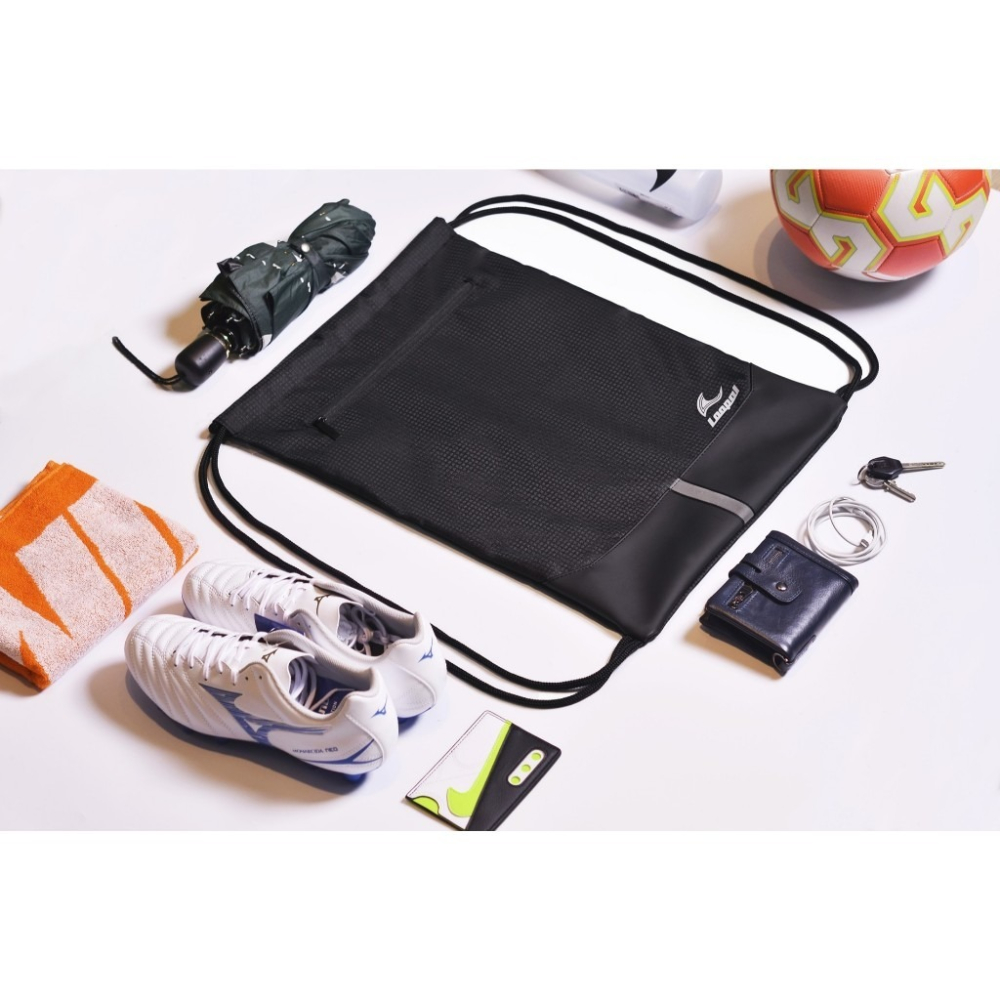 LOOPAL 束口袋 反光條設計 夾層收納 LAAB2501 【樂買網】-細節圖4