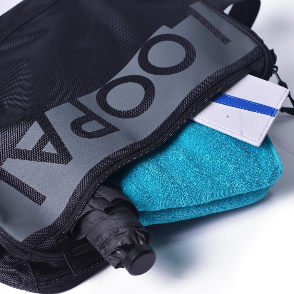 LOOPAL 5.0 鞋袋 黑色 透氣 手提 LAAB2502 【樂買網】-細節圖5