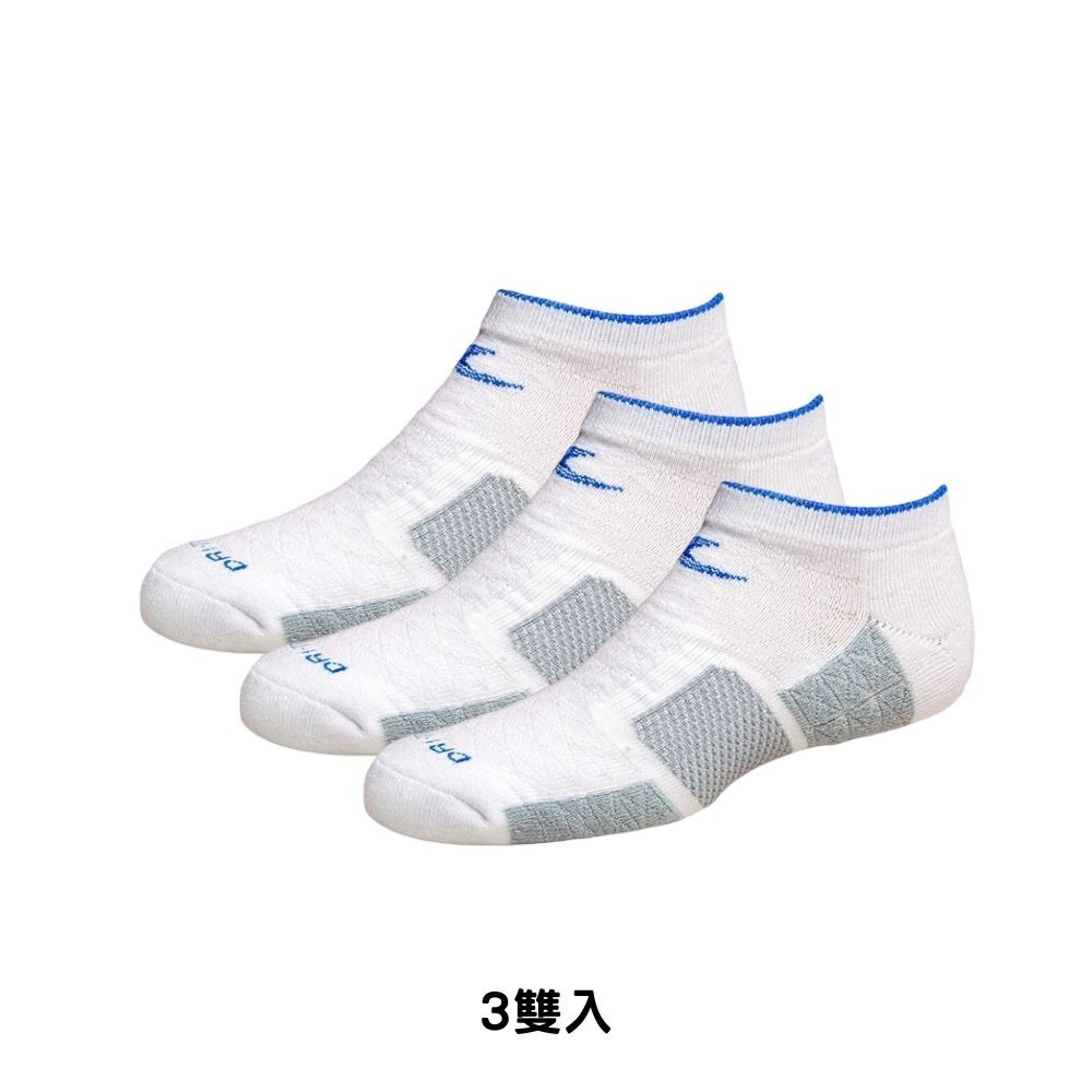 LOOPAL 男款運動機能踝襪 25-28cm 3入 毛巾厚底 排汗散熱 LAMC15 【樂買網】-規格圖11