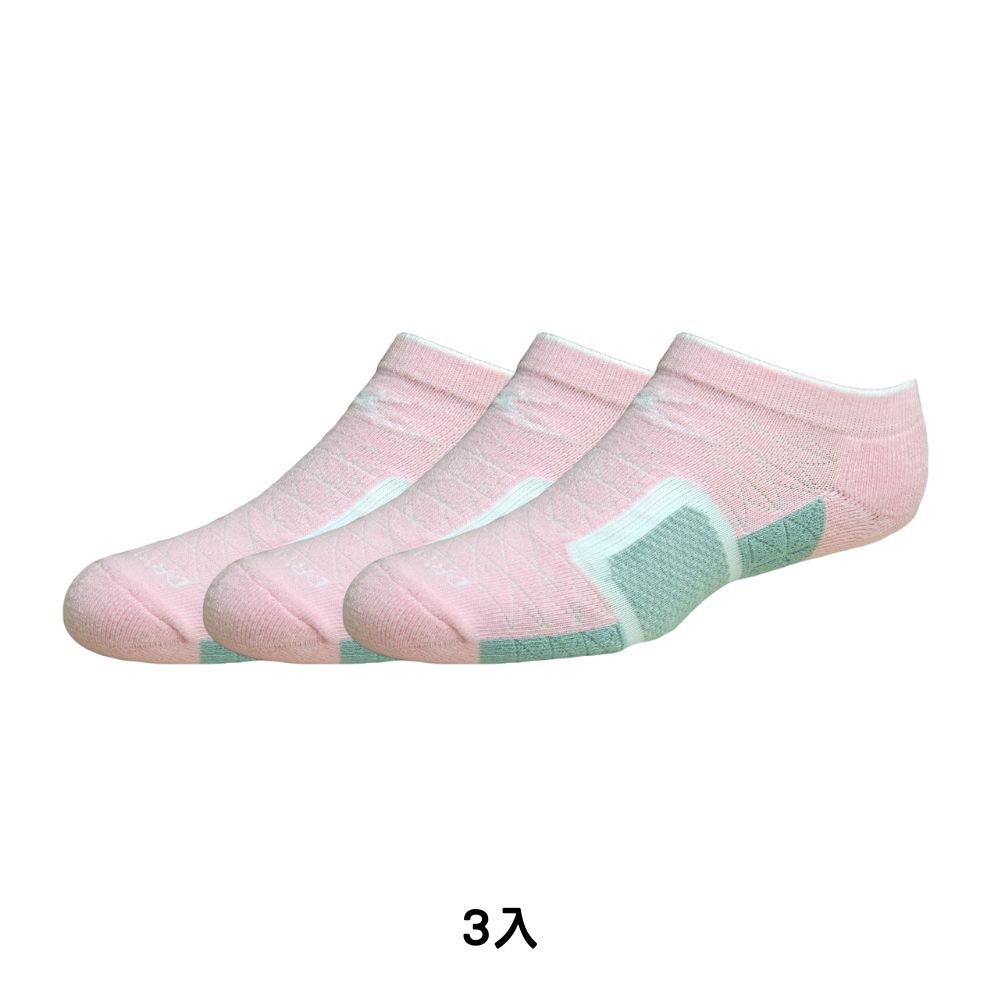 LOOPAL 女款運動機能踝襪 21-24cm 3入 毛巾厚底 排汗散熱 LAWC15 【樂買網】-規格圖11