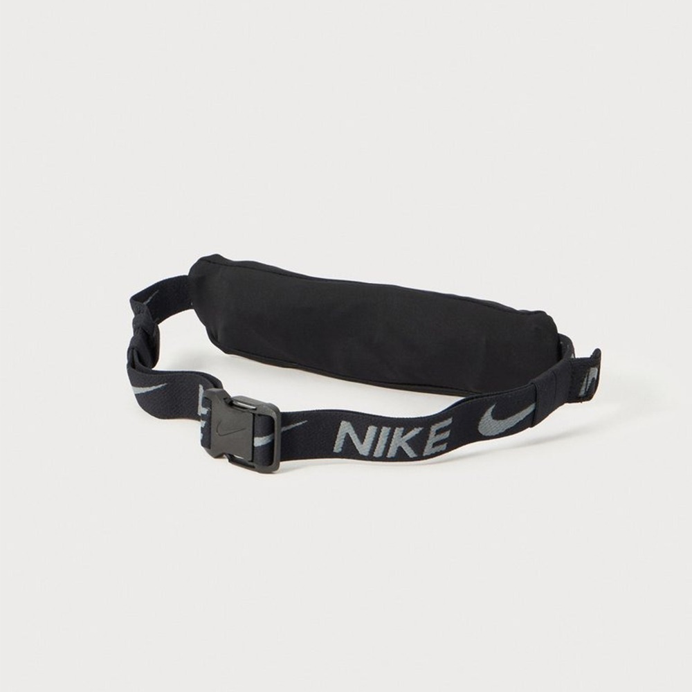 NIKE 運動腰包 4.0 黑銀 可調式 反光設計 跑步隨身包 N1012417082OS-細節圖5