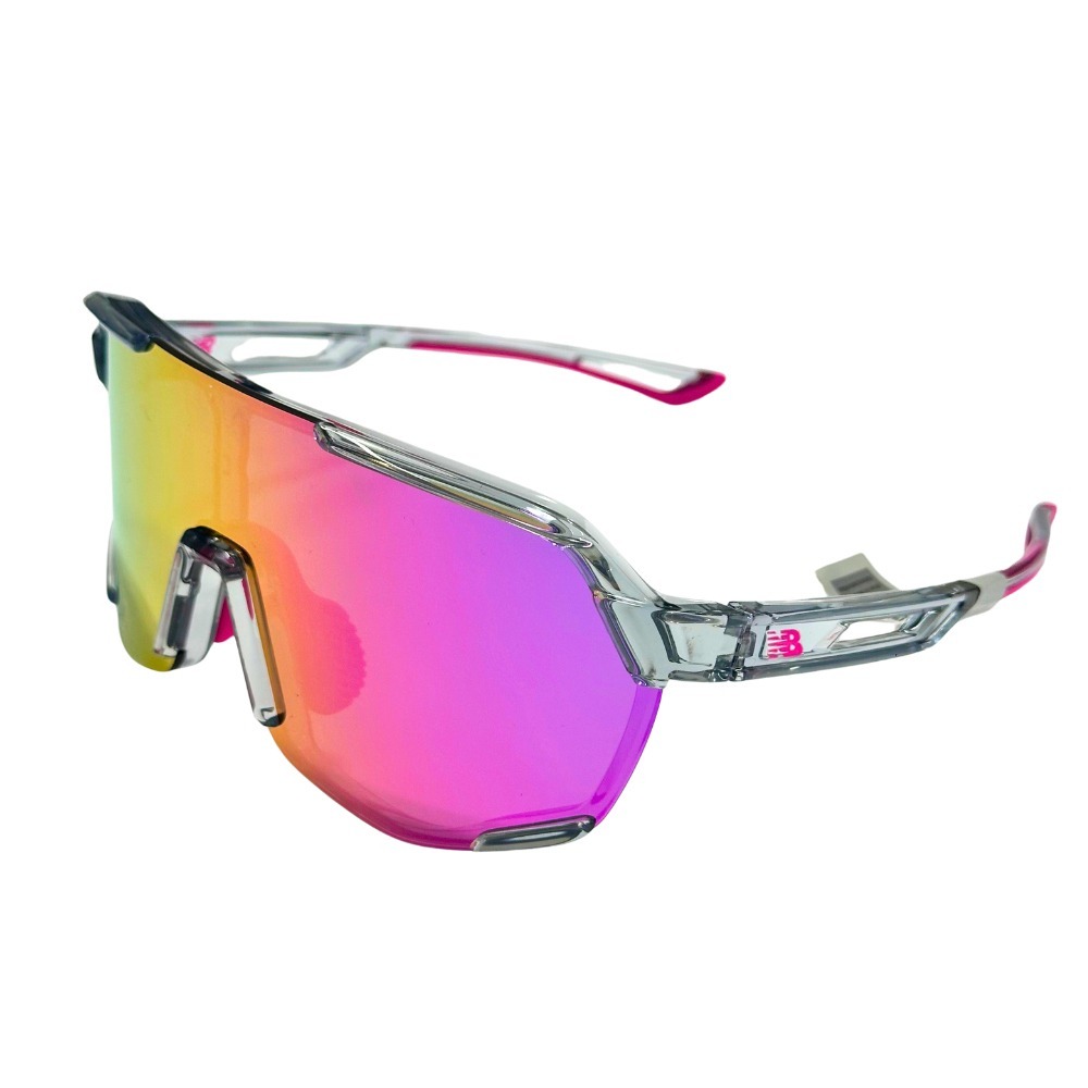 透明白x粉鏡面(偏光鏡)