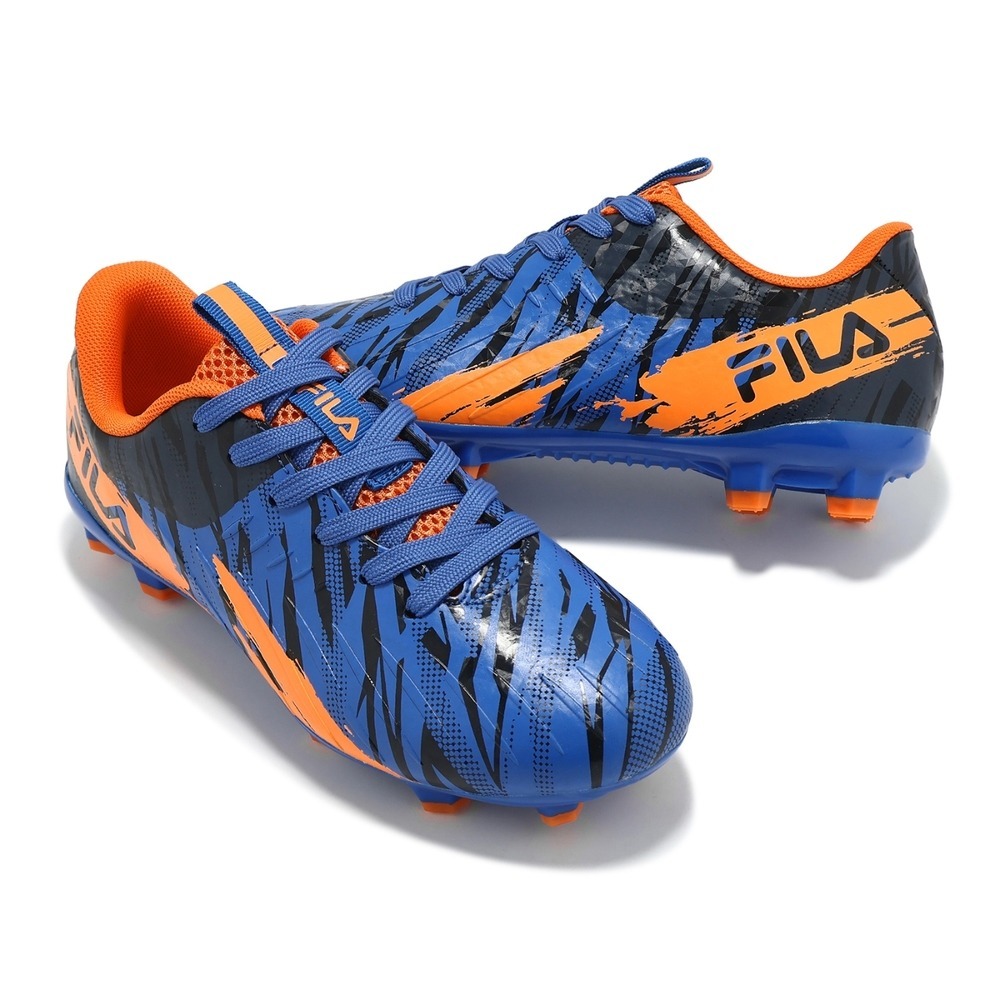 FILA 大童足球鞋 透氣 抓地 柔軟 網布鞋舌 3-F819Y 【樂買網】-細節圖10