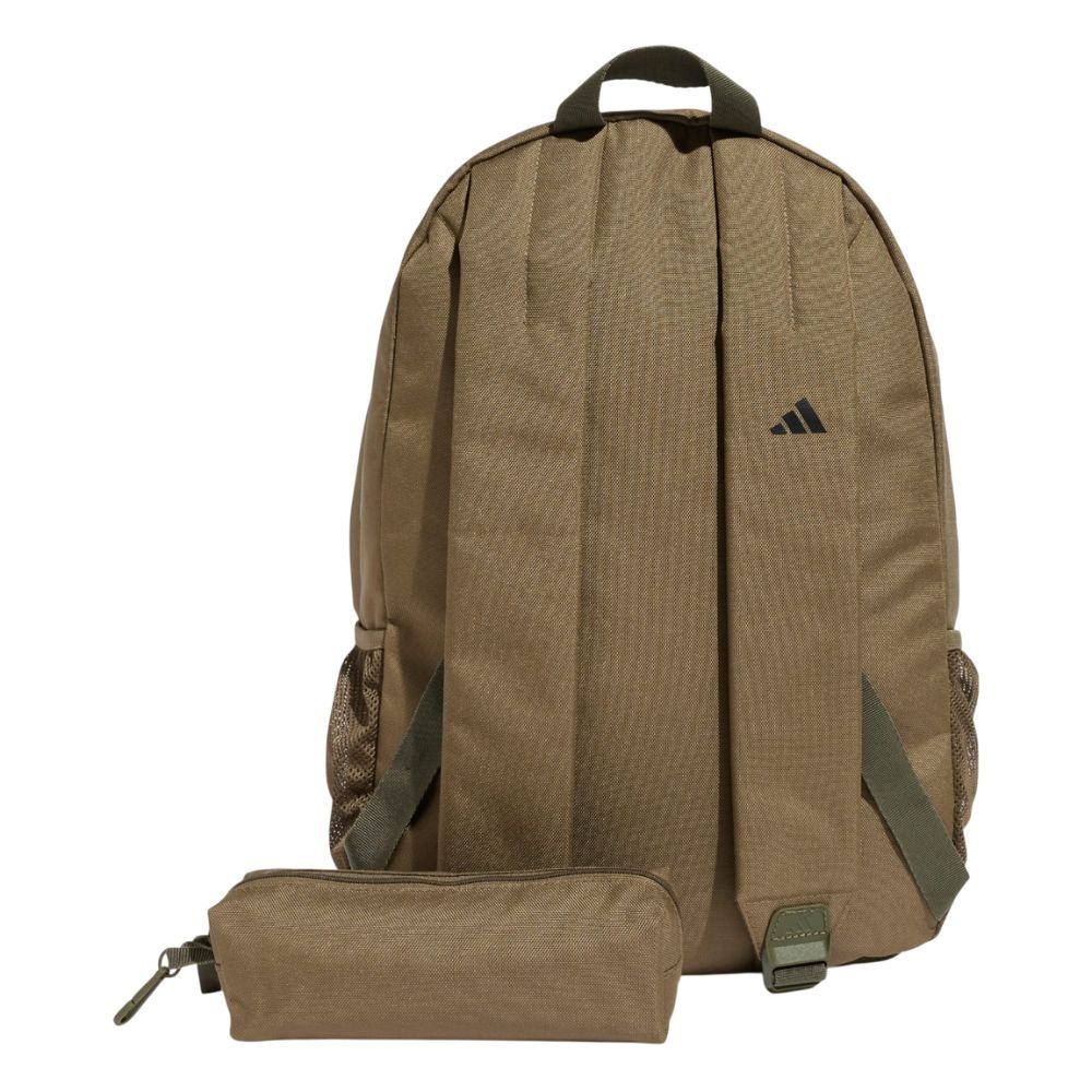 ADIDAS CLSC PCASE BP 後背包附鉛筆盒 棕 JD3091 25SS 【樂買網】-細節圖2