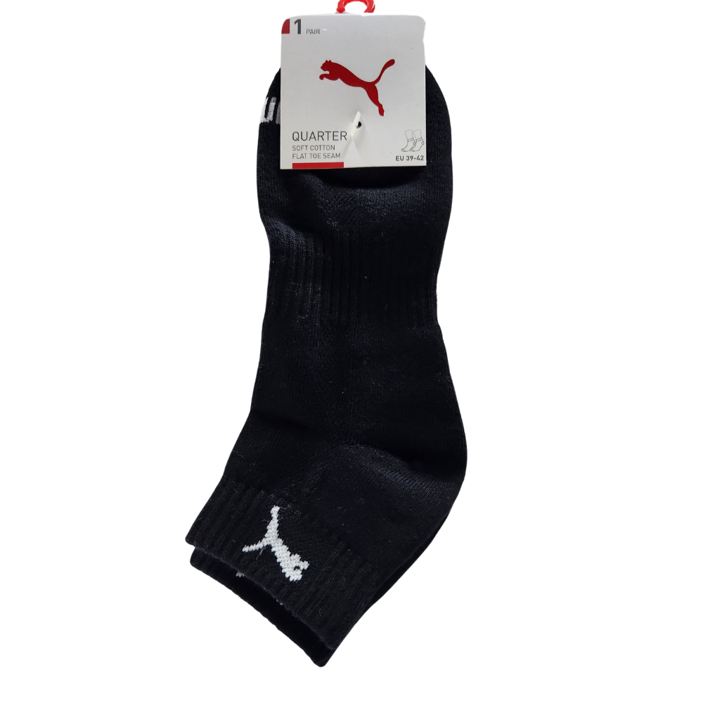 PUMA NOS素色跳豹 Logo厚底短襪 黑白 短襪 運動襪 潮流短襪 厚底襪 BB0987 【樂買網】-規格圖6