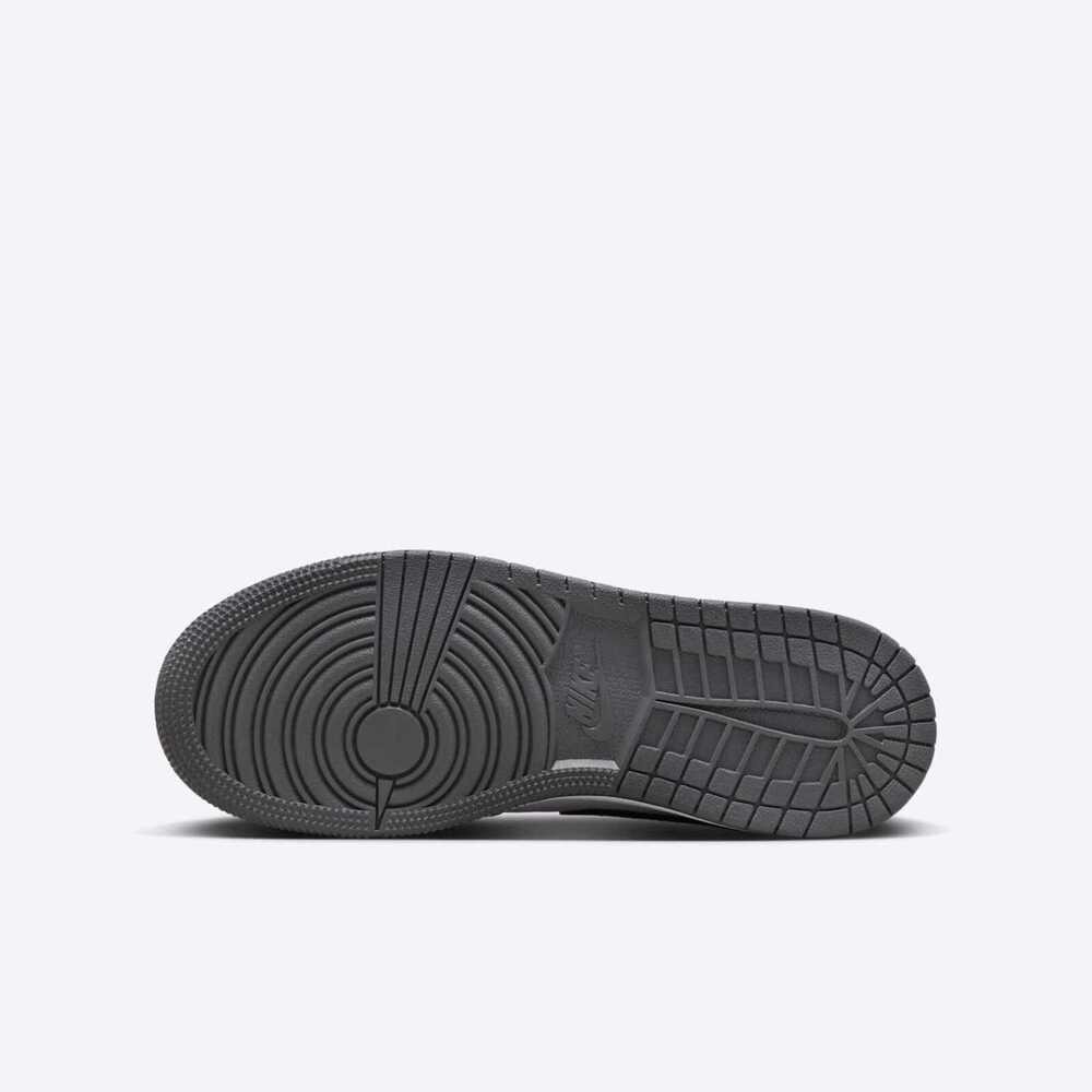 NIKE Air Jordan 1 Low GS 休閒鞋 23.5cm 大童 深灰白 553560-152-細節圖7