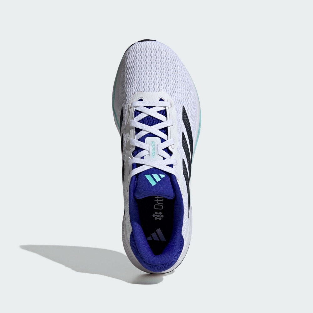 ADIDAS RESPONSE 慢跑鞋 28.5cm 白藍 跑步鞋 運動鞋 IH6005-細節圖4