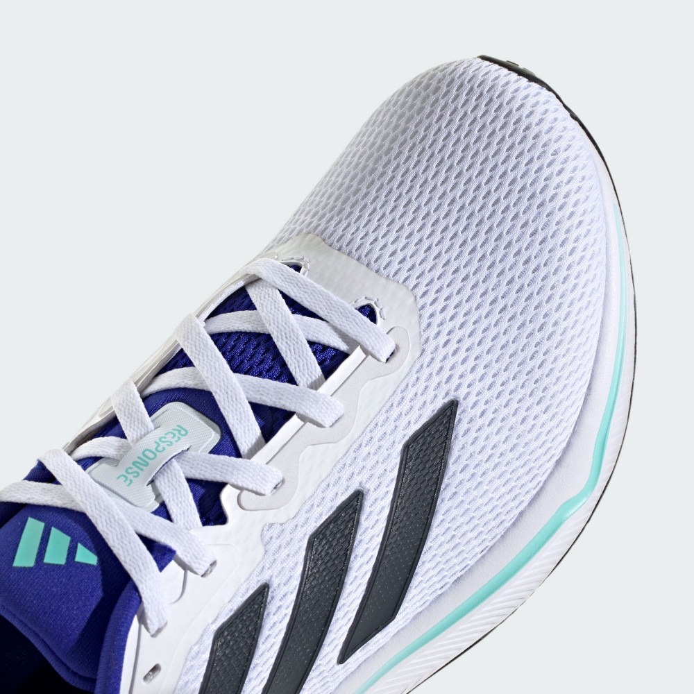 ADIDAS RESPONSE 慢跑鞋 28.5cm 白藍 跑步鞋 運動鞋 IH6005-細節圖9