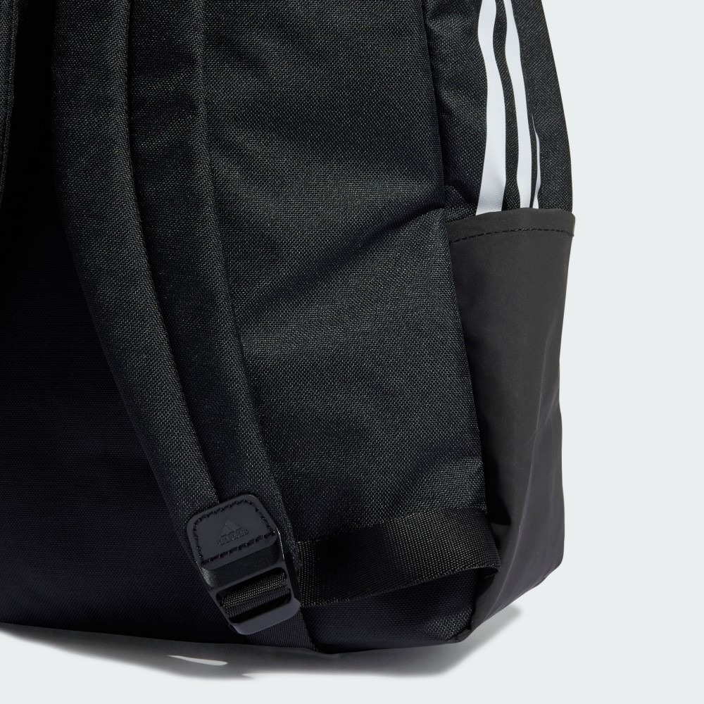 ADIDAS 3-STRIPES 後背包 黑 雙肩後背包 背包 休閒包 HH7073-細節圖6