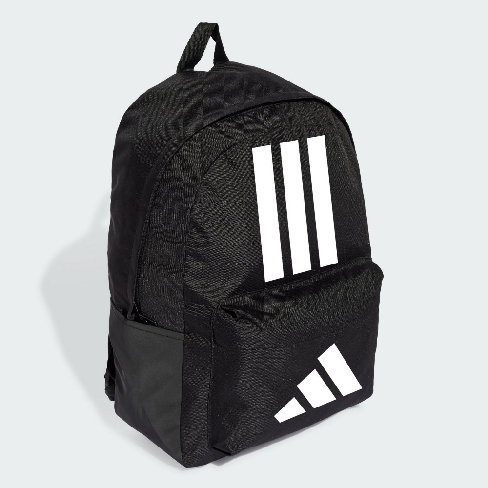 ADIDAS 3-STRIPES 後背包 黑x大LOGO 雙肩後背包 背包 休閒包 JD9563-細節圖3