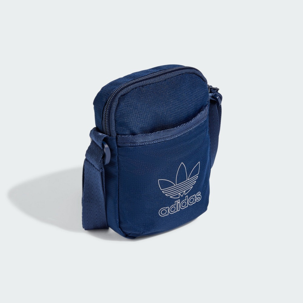 ADIDAS ADICOLOR 斜背包 海軍藍 雙肩後背包 背包 休閒包 JI9456-細節圖3