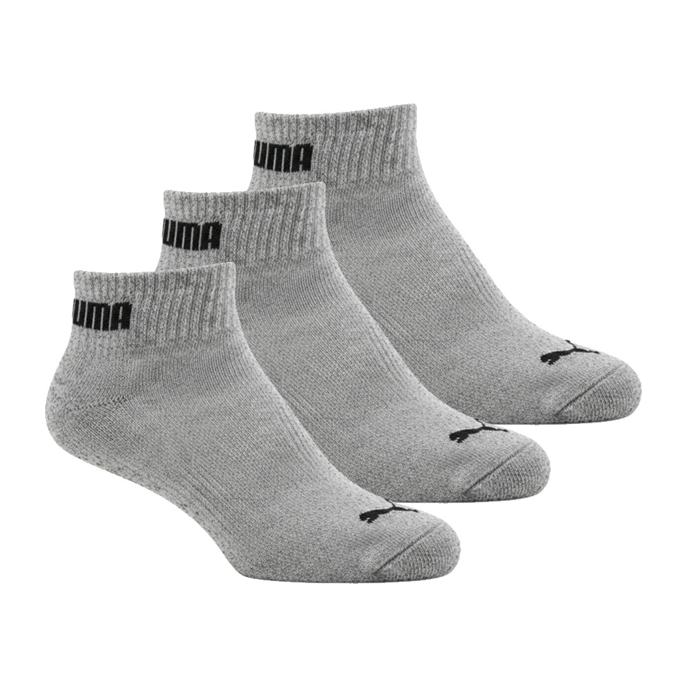 【樂買網】PUMA 跳豹運動短襪 3入 黑/白/灰 短筒襪 運動短襪 運動襪 襪子 BB1502-細節圖8