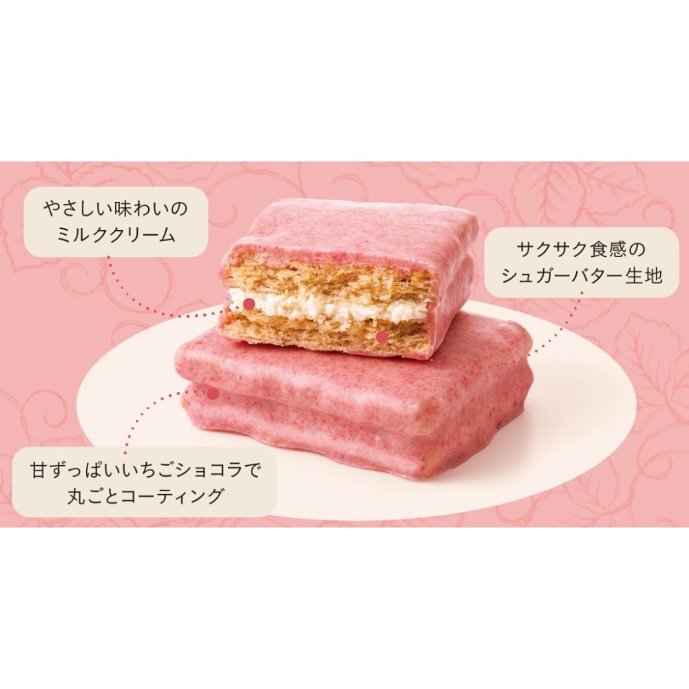 ❤️ 日本空運🇯🇵現貨 現貨-砂糖樹-春季限定 甘王草莓牛奶口味 8入-細節圖6