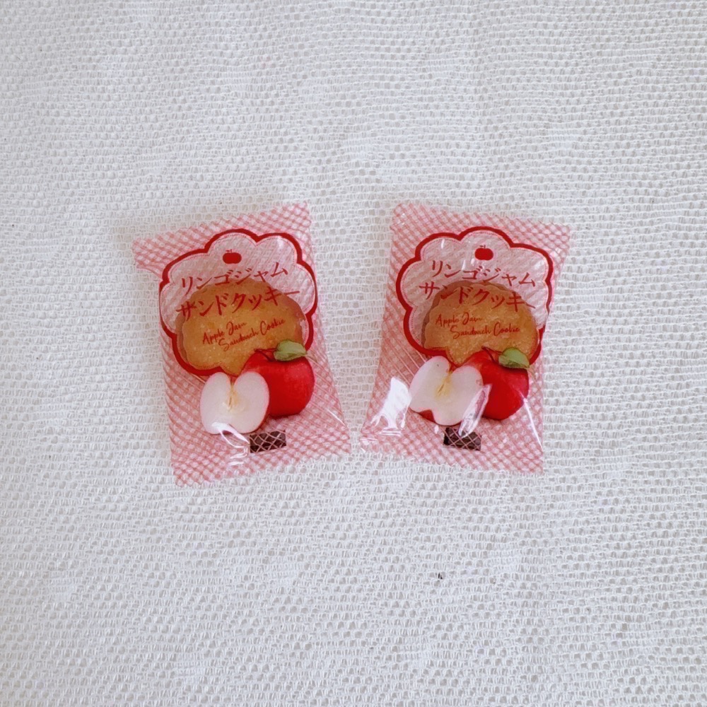 ❤️現貨 現貨-🇯🇵國產蘋果醬夾心小圓餅乾-細節圖3