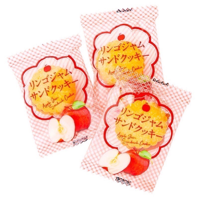 ❤️現貨 現貨-🇯🇵國產蘋果醬夾心小圓餅乾-細節圖4