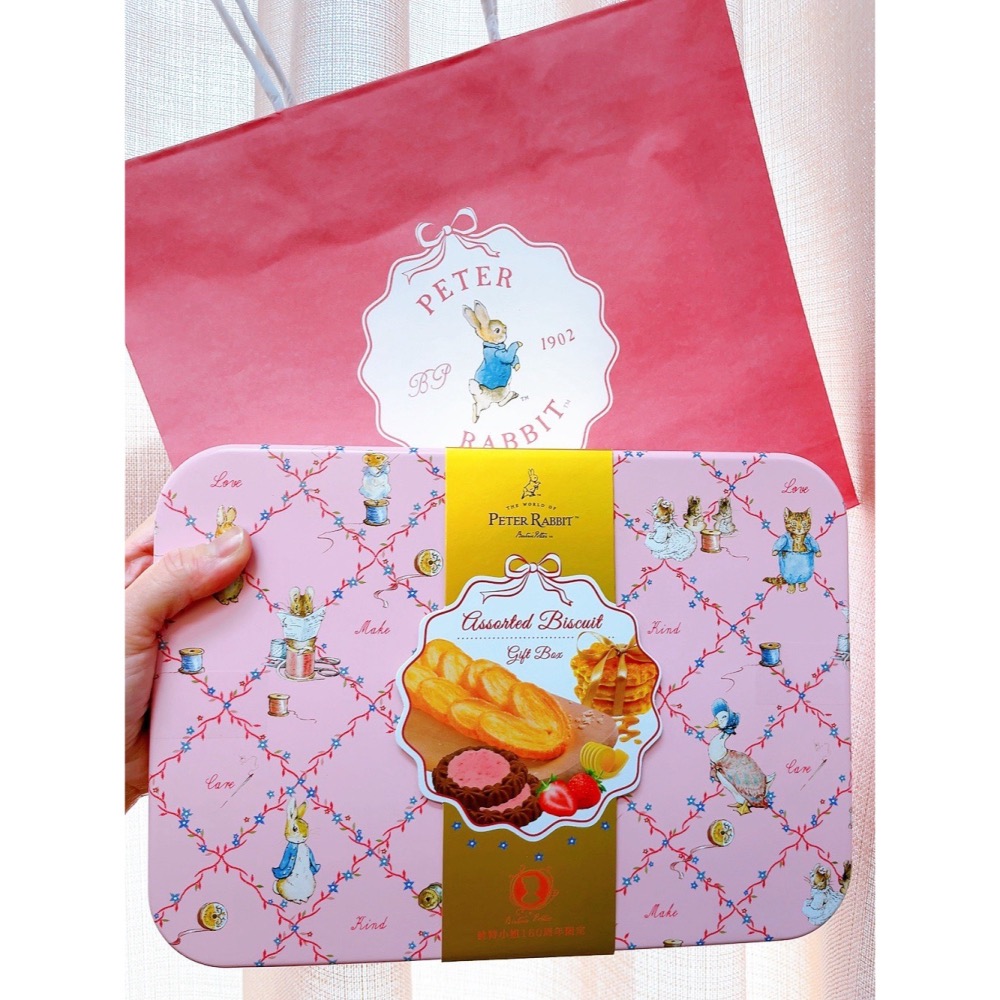 🎀完售（新年禮盒）-彼得兔禮盒 160週年限定 維多利亞綜合餅乾禮盒 203g-細節圖2