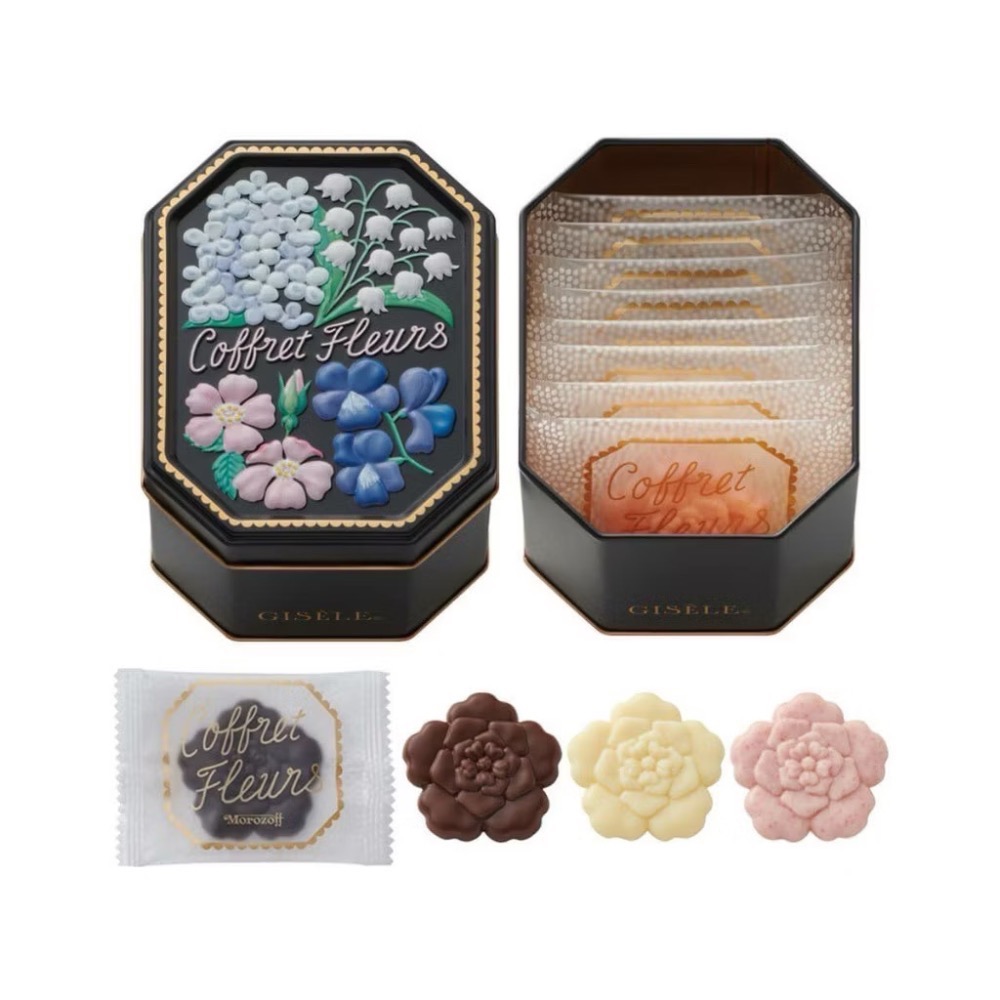 🇯🇵 Morozoff花卉圖案巧克力禮盒-細節圖3
