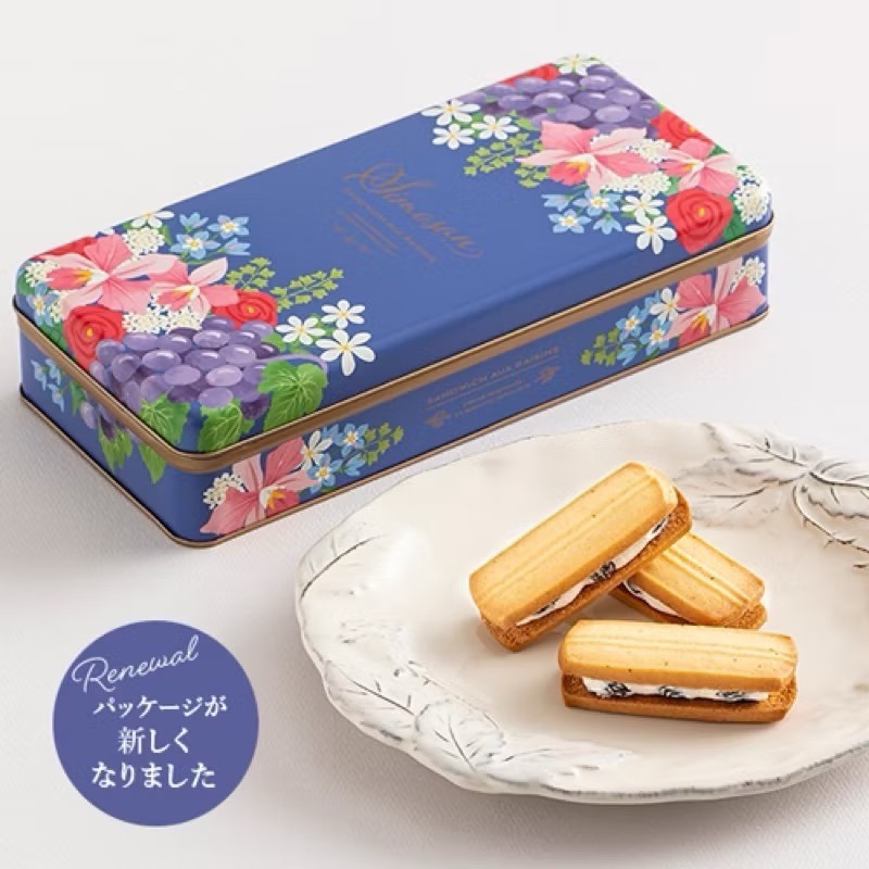 🇯🇵風月堂L*espoir 奶油脆餅鐵盒/杏仁和澳洲堅果餅乾鐵盒/萊姆葡萄奶油餅/巧克力千層酥-規格圖5
