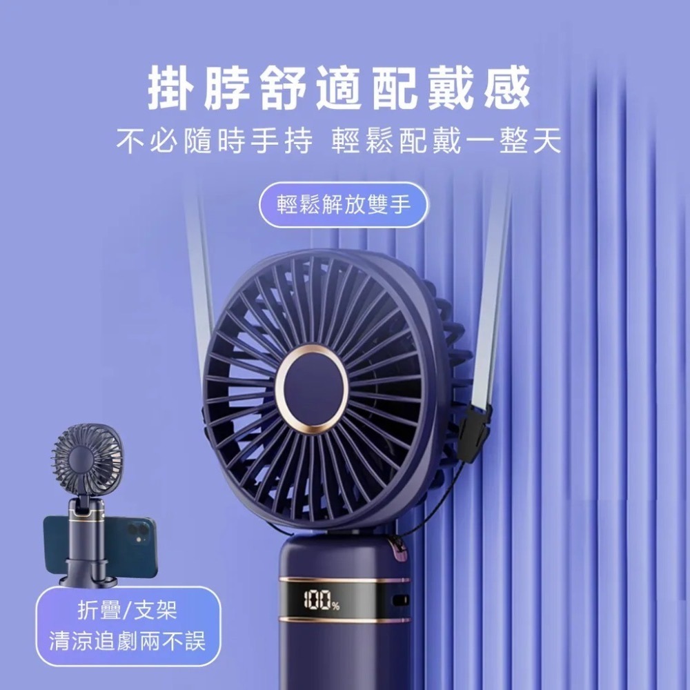 【7-ELEVEN 門市團購】【EDSDS】愛迪生五段風速TYPE-C充電式便攜小風扇(EDS-B256)(顏色隨機)-細節圖3