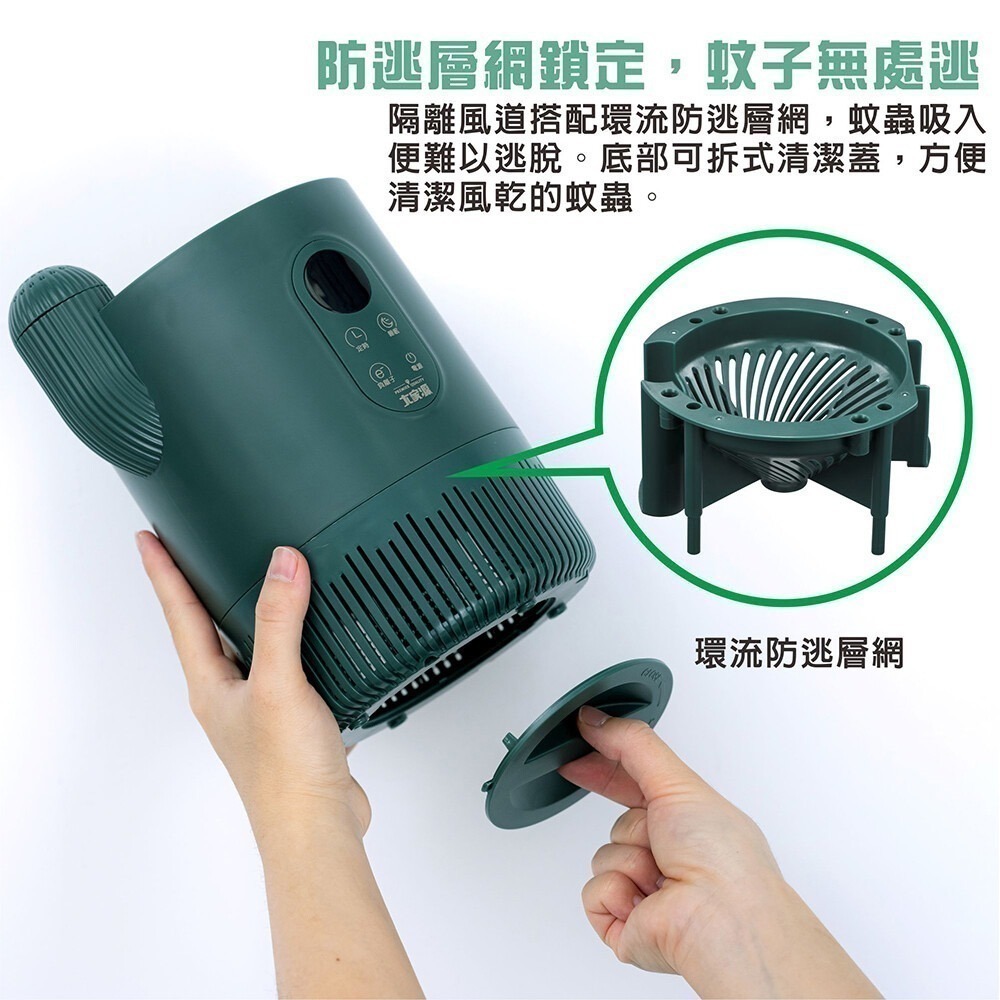 【7-ELEVEN 門市團購】大家源 仙人掌吸入式捕蚊器 TCY-631601-細節圖5