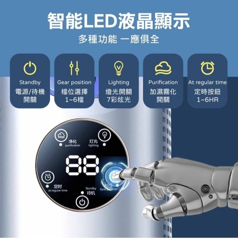 【限時購】【TRISTAR】無葉涼感水冷噴霧扇(TS-B263)-細節圖6