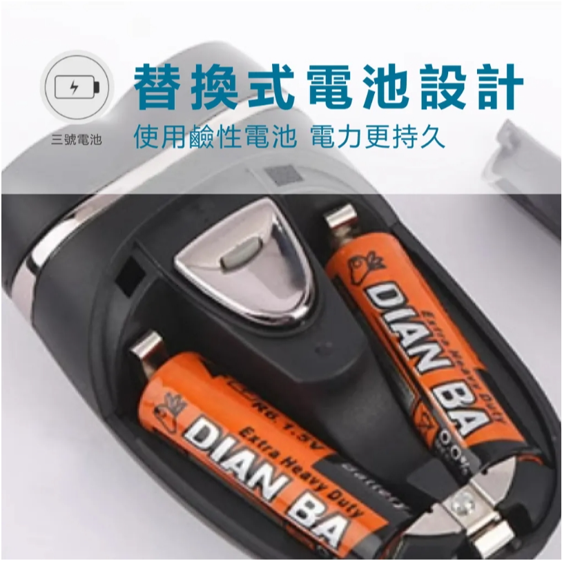 【7-ELEVEN 門市團購】【EDSDS】愛迪生電池式LED電動刮鬍刀(EDS-R06)-細節圖2