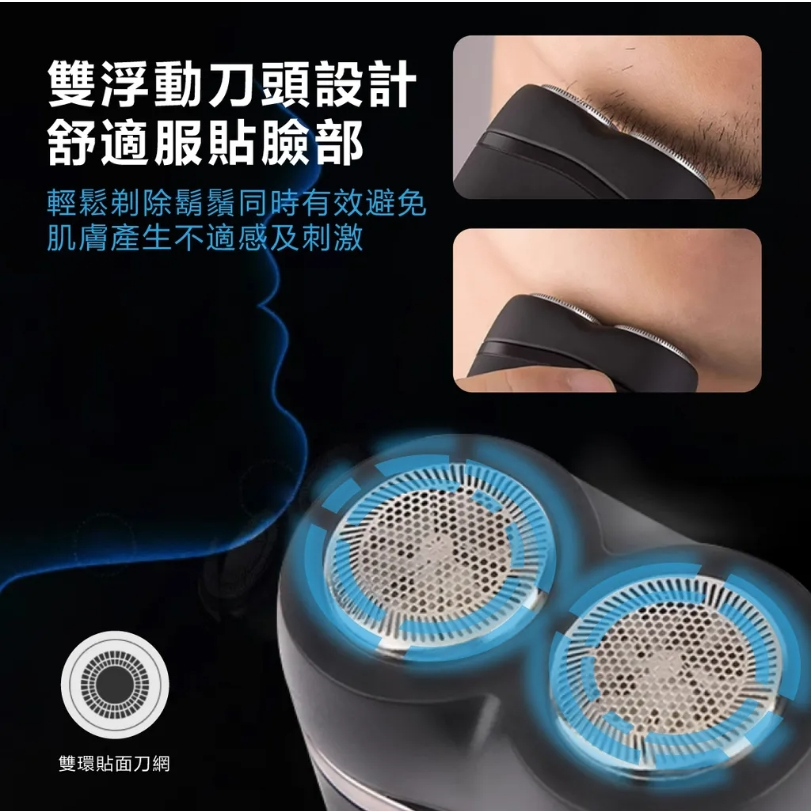 【7-ELEVEN 門市團購】【EDSDS】愛迪生電池式LED電動刮鬍刀(EDS-R06)-細節圖3