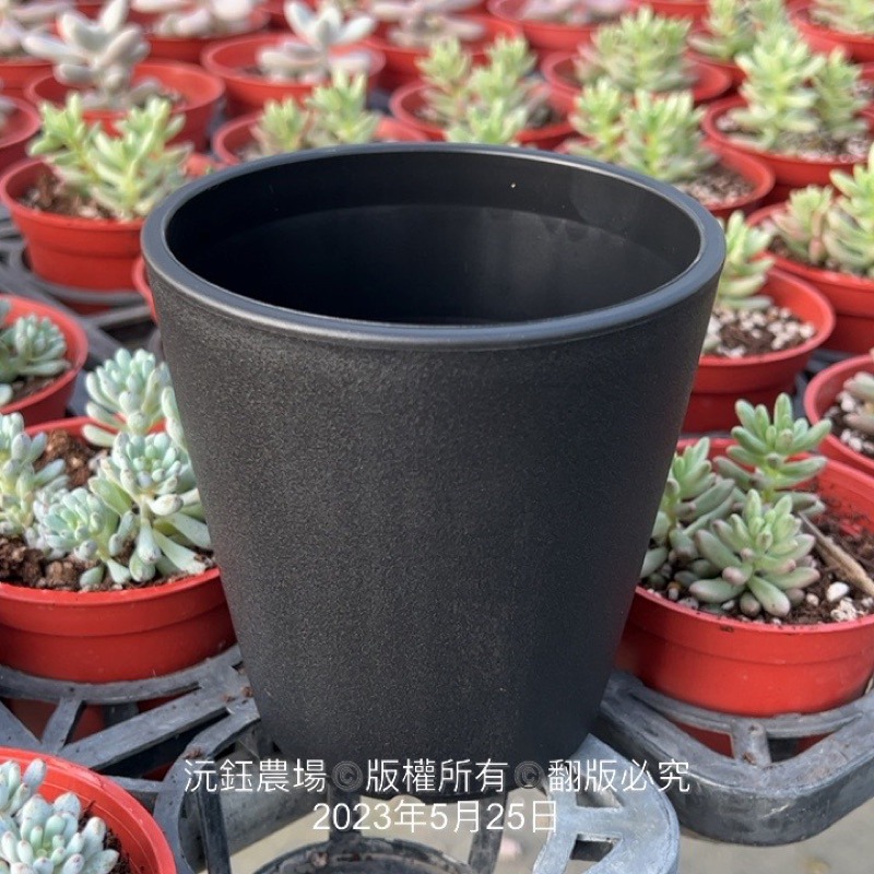 沅鈺農場   資材   日式黑膠盆 黑膠圓缸 塊根植物專用盆  龍舌蘭專用盆  觀葉植物專用盆 多肉植物-細節圖4