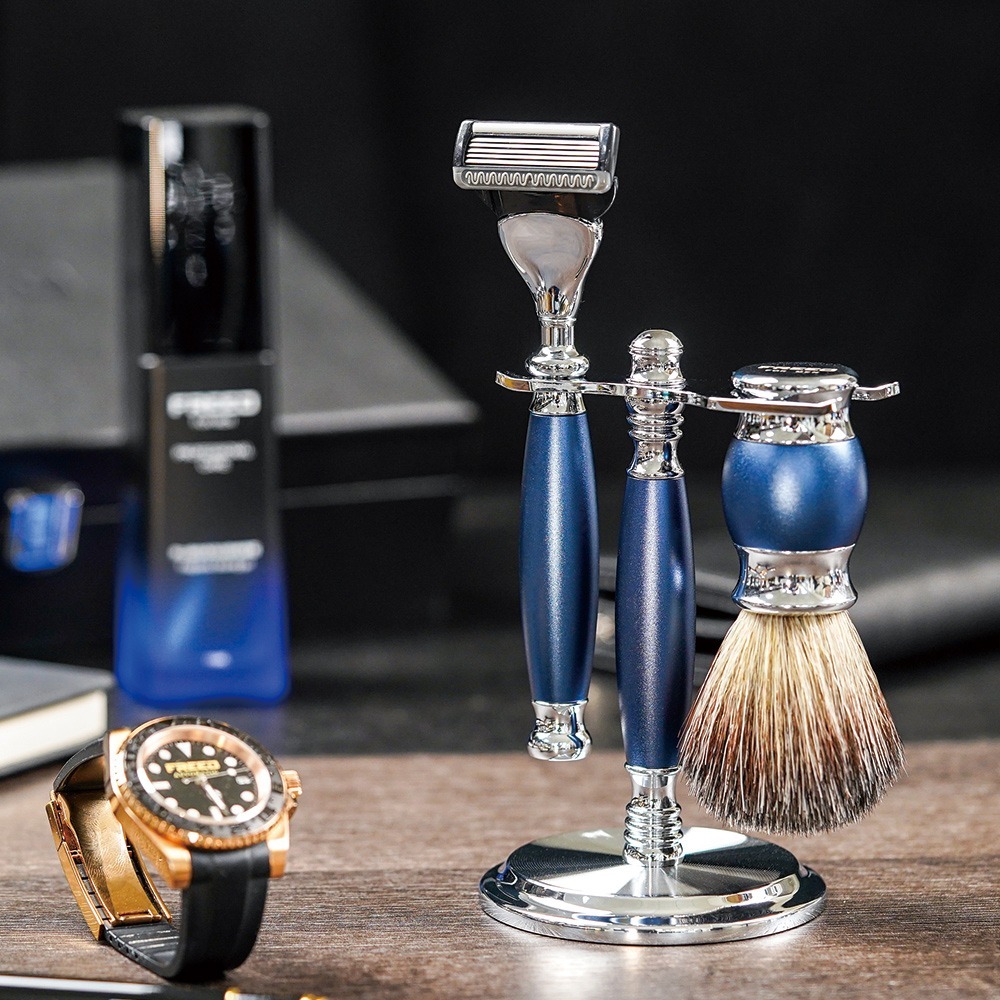 【FREED】五刀式刮鬍刀豪華禮盒四件組 - 多色可選-細節圖10