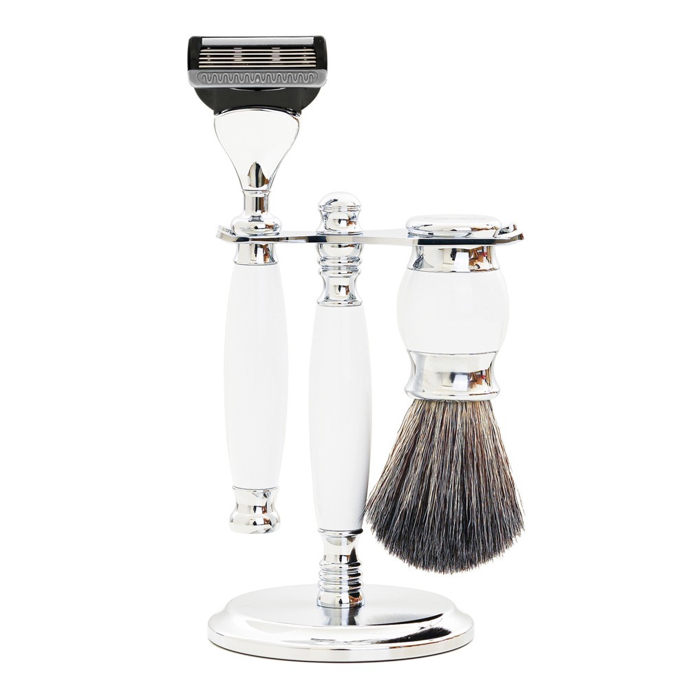 【FREED】兩週年特仕款-五刀式刮鬍刀豪華禮盒四件組 - 珍珠白-細節圖9