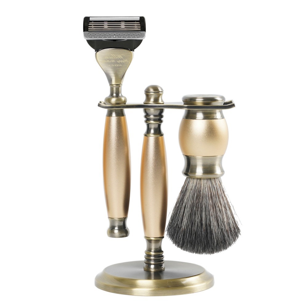 【FREED】五刀式古銅刮鬍刀豪華禮盒四件組 - 阿波羅-細節圖9