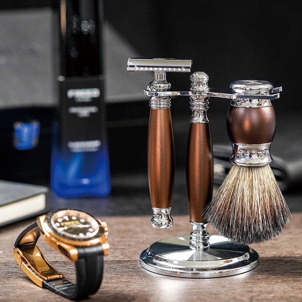 【FREED】豪華四件雙刃刮鬍刀禮盒- 馬鞍棕-規格圖10