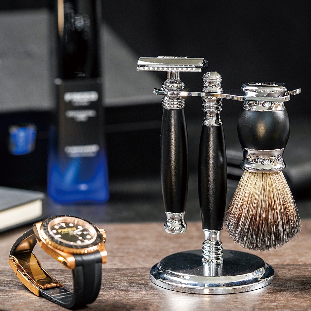 【FREED】豪華四件雙刃刮鬍刀禮盒- 極致黑-規格圖10