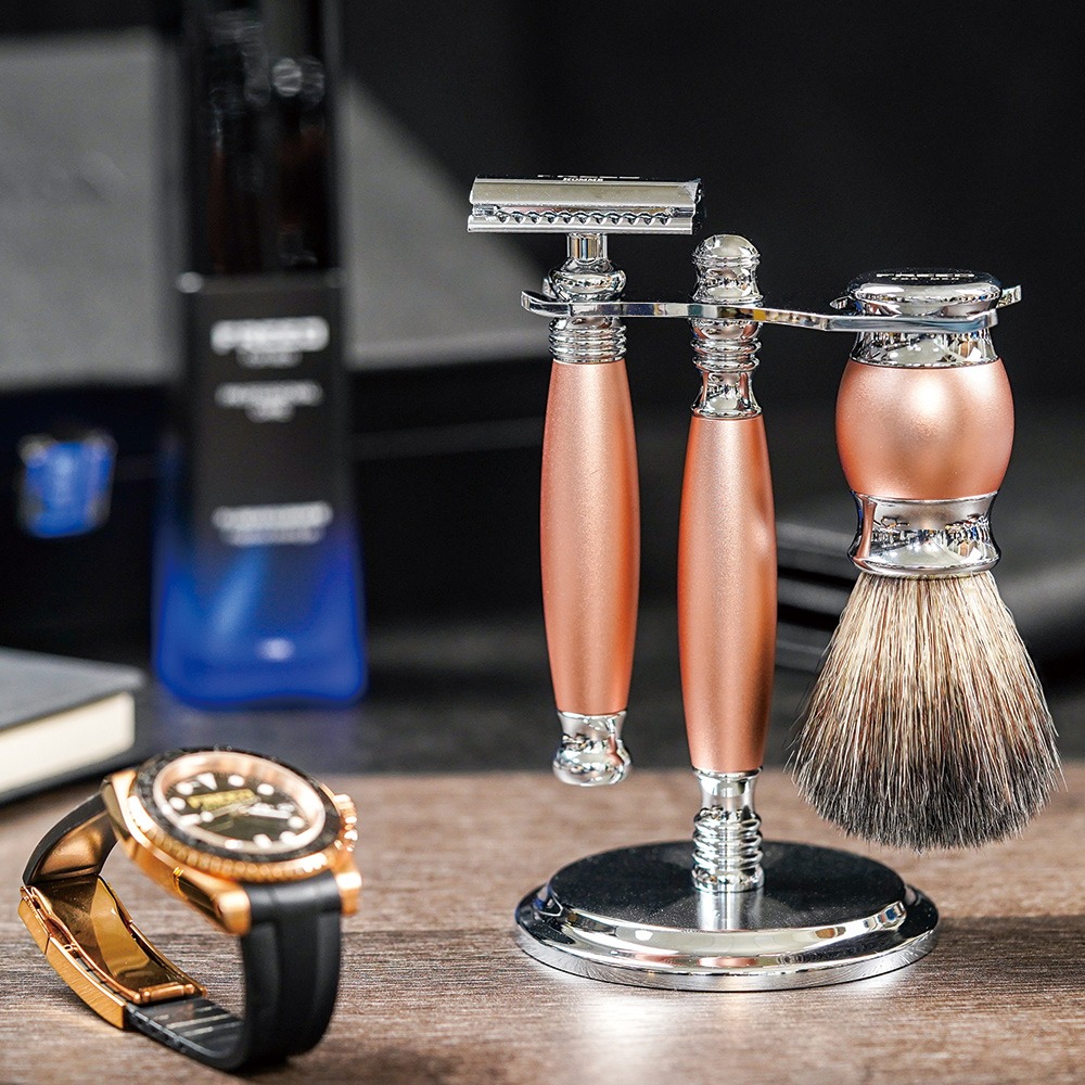 【FREED】兩週年特仕款】雙刃式刮鬍刀豪華禮盒四件組 - 玫瑰金-規格圖10