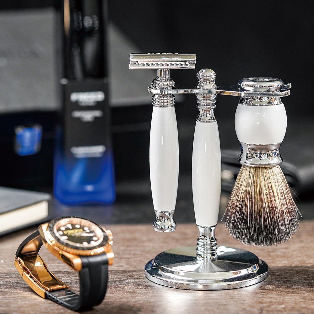 【FREED】兩週年特仕款-雙刃式刮鬍刀豪華禮盒四件組 - 珍珠白-規格圖10