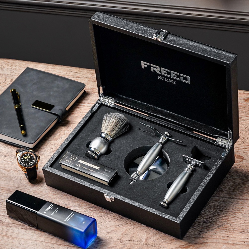【FREED】一周年紀念款-豪華四件雙刃刮鬍刀禮盒- 阿提米絲-規格圖10
