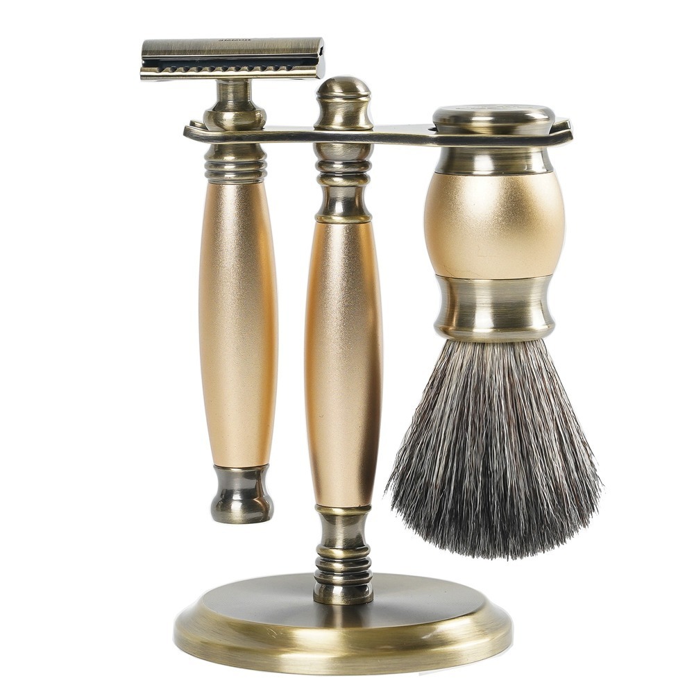 【FREED】雙刃式古銅刮鬍刀豪華禮盒四件組 - 阿波羅-細節圖10