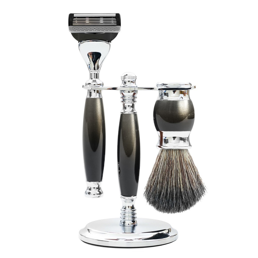 【一周年紀念款】五刀式刮鬍刀豪華禮盒四件組 -哈德斯-細節圖9