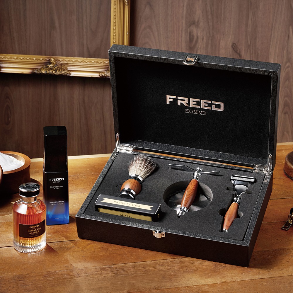 【FREED】男士修容刮鬍刀護理豪華禮盒-細節圖2