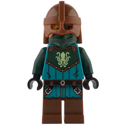 [TOY.CHAN] LEGO 樂高 3626pb1304 黃色 頭部 眼罩 金牙 深橘色鬍鬚-細節圖4